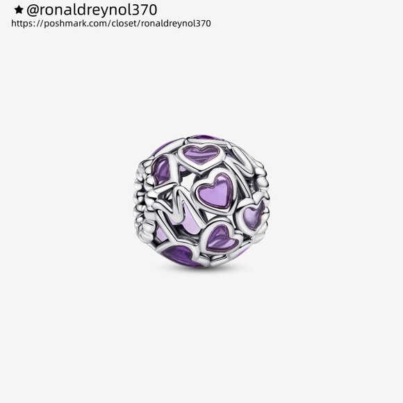 Pandora Openwork Hearts Mum Charm - Picture 1 of 7